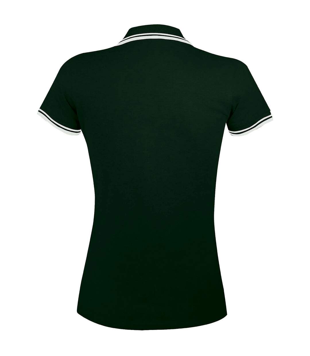 SOLS - Polo manches courtes PASADENA - Femme (Vert forêt/blanc) - UTPC2432