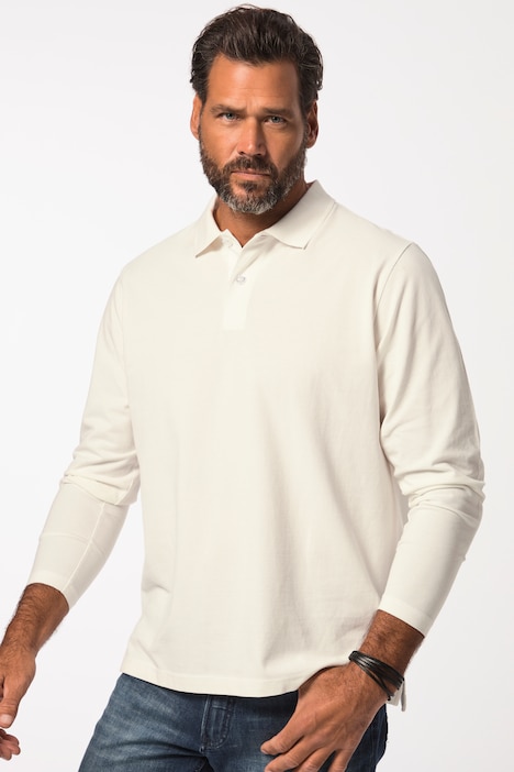 JP 1880 Poloshirt, Basic, Langarm, Piqué, bis 8 XL