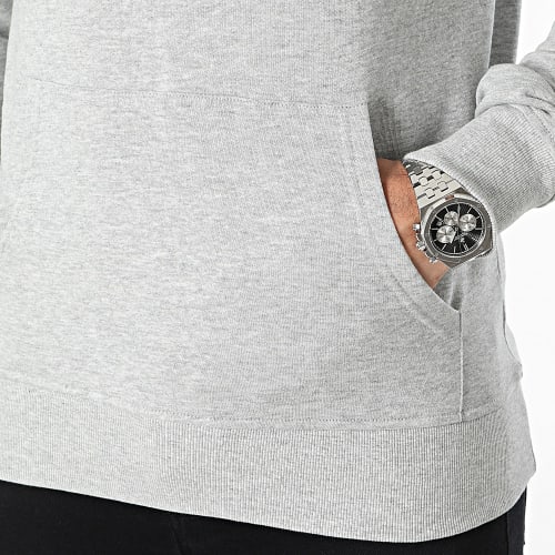 Sweat Capuche Gris Chiné