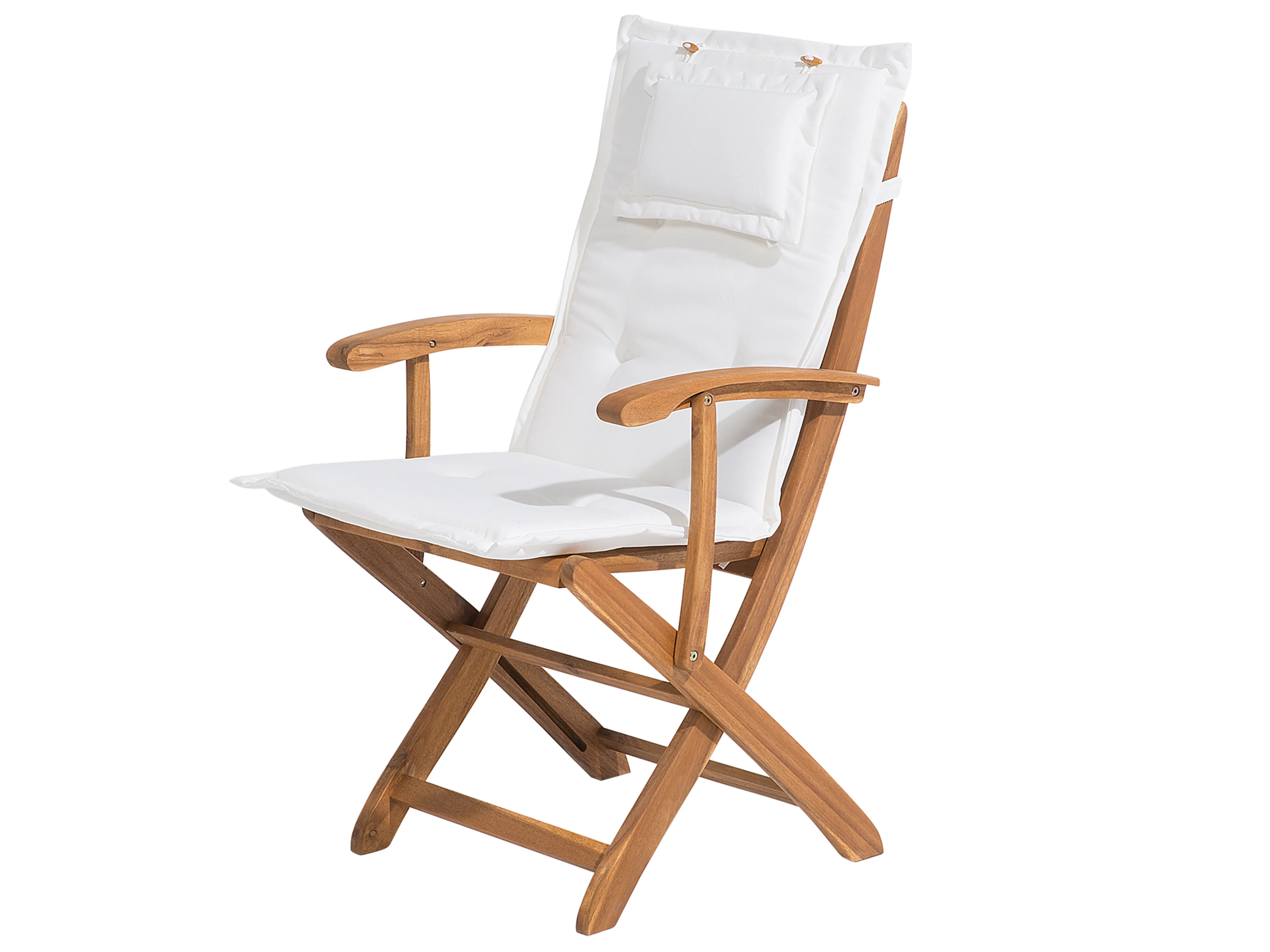 Tuinset 8-zits MAUI met parasol Acaciahout Gebroken wit