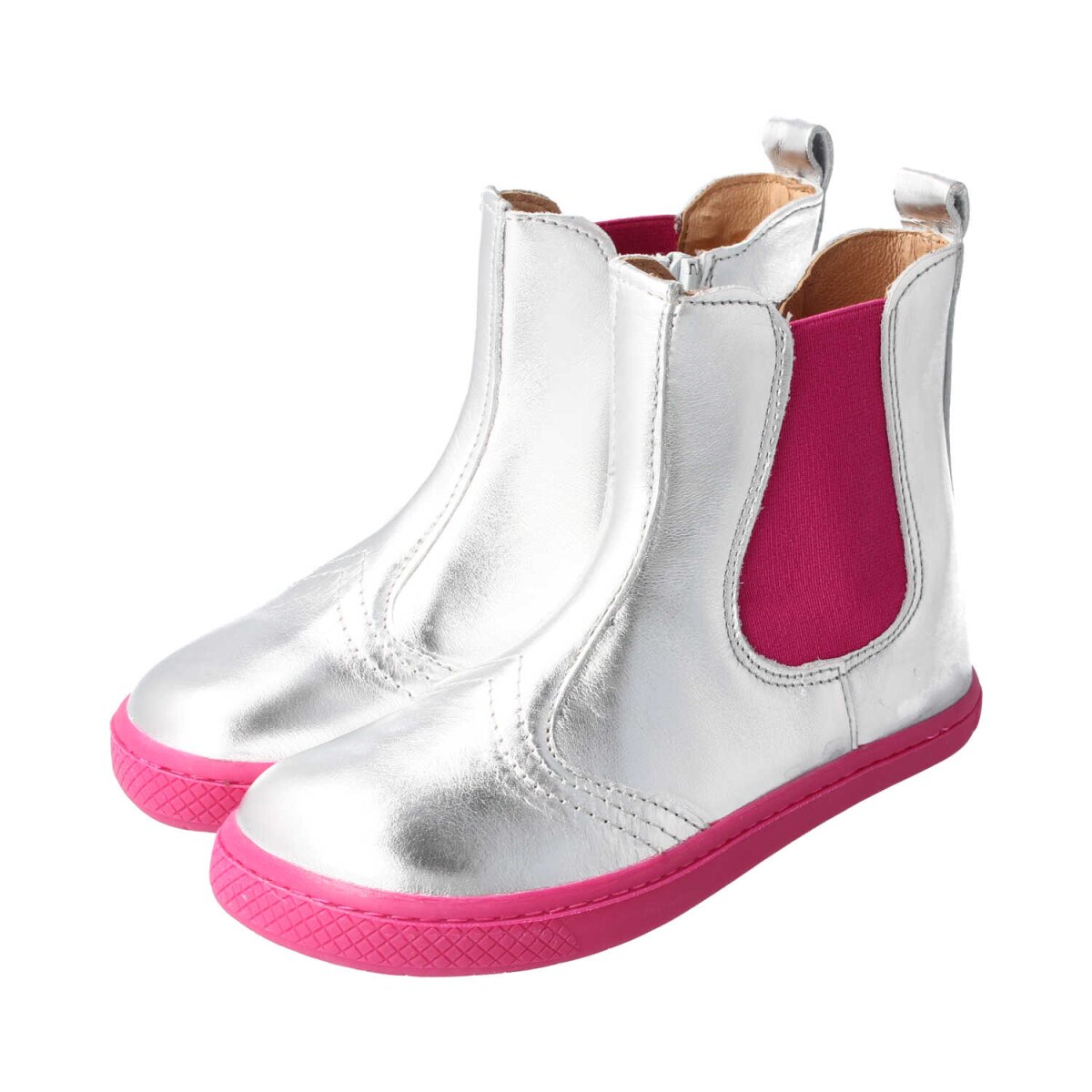 ML4110-3 silver CHELSEA-CITY nappa leather zipper Weite/M