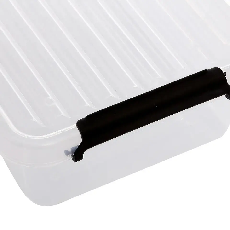 5Five Opbergkist met deksel - Clip Box - 3L - 29x20x8 cm
