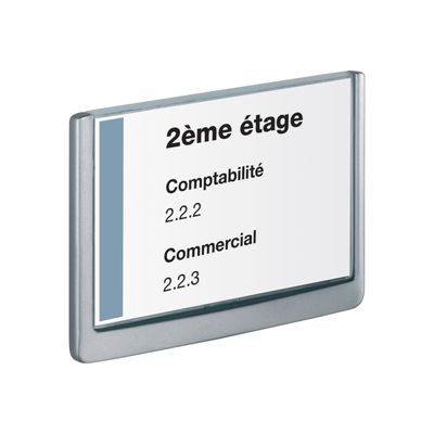 Durable Click Sign - Plaque de porte - A5 paysage