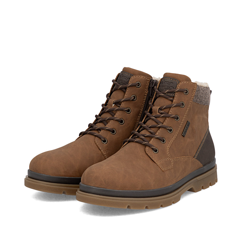 Rieker Herren-TEX-Schnürstiefel Braun