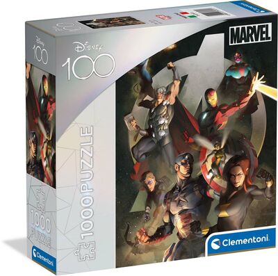 Clementoni Disney 100 Marvel Avengers Puslespill 1000 Brikker