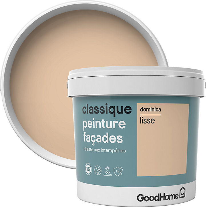 Peinture extérieure GoodHome Classique beige Dominica 5L