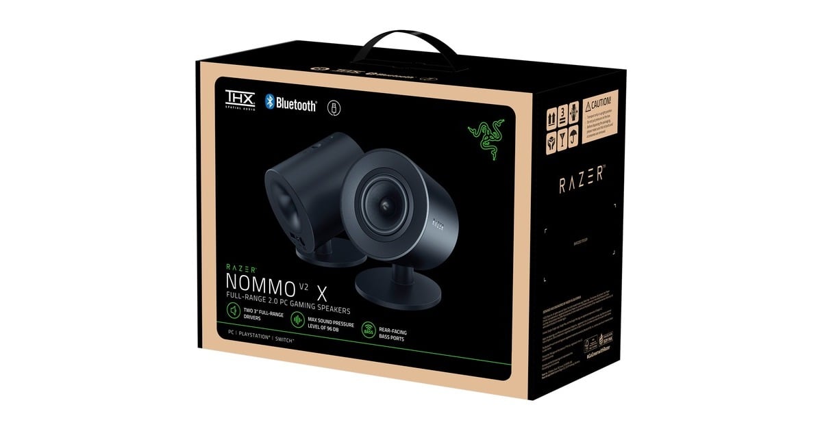 RazerNommo V2 X luidspreker  (Zwart, USB, Bluetooth)