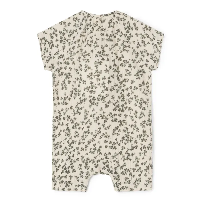 garbo&friends Combishort Trèfles Mousseline de Coton | Ecru
