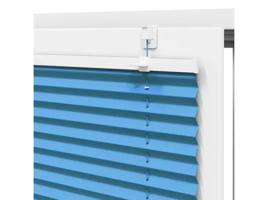 Store plissé bleu 85x150 cm largeur du tissu 84,4 cm polyester