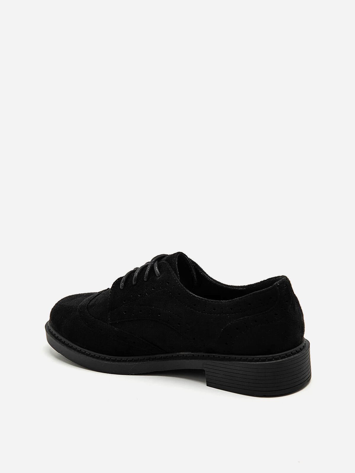 Derbies à détails ajourés- Noir