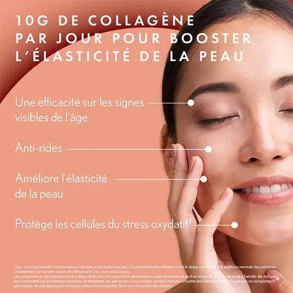 Oenobiol Complément Alimentaire Derma Expert Collagène Marin Anti-âge 10 Shots
