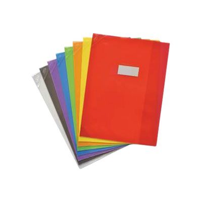 Oxford School Life - Protège cahier - 24 x 32 cm - disponible dans différentes couleurs translucides