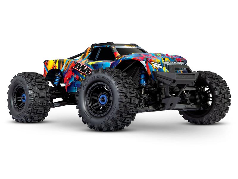 Traxxas Monster Truck WideMaxx Rock`n Roll ARTR 1:10 Verbreiterte Version des 4WD Brushless Truck «Maxx»