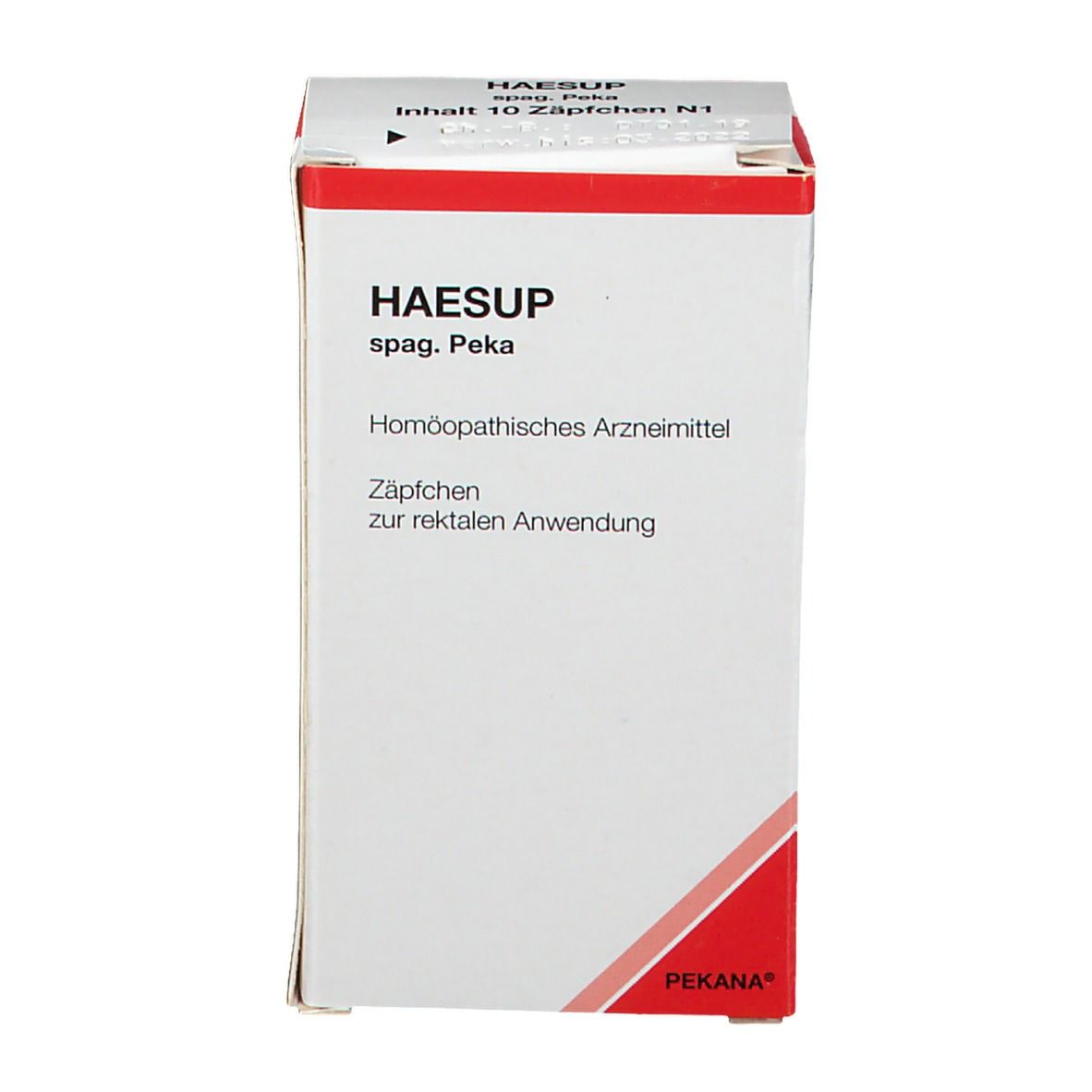 HAESUP spagyrische Peka Zäpfchen