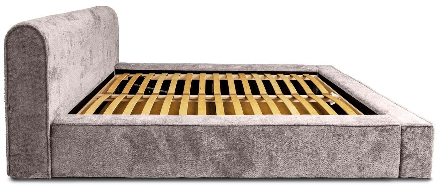 Trae Mobler Fatima 160 x 200 cm Gestoffeerd Bed Taupe