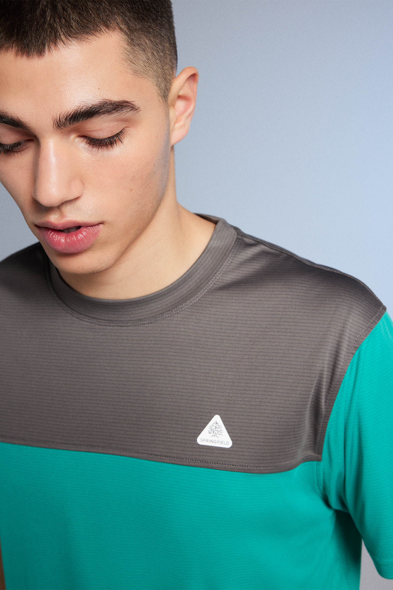 Camiseta cortes outdoor - verde