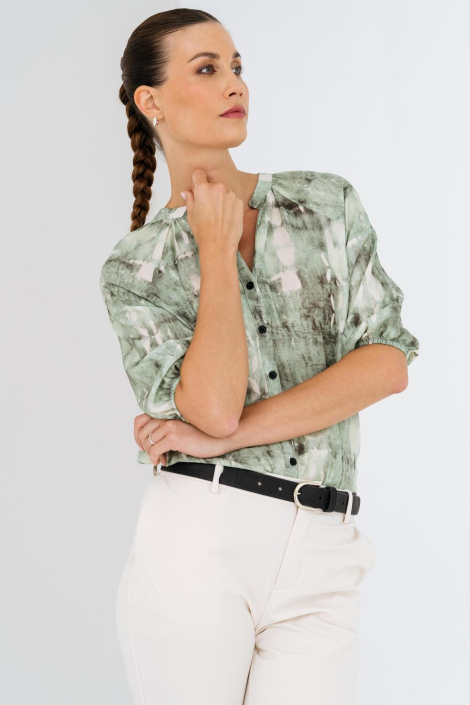 Maicazz groene dames blouse