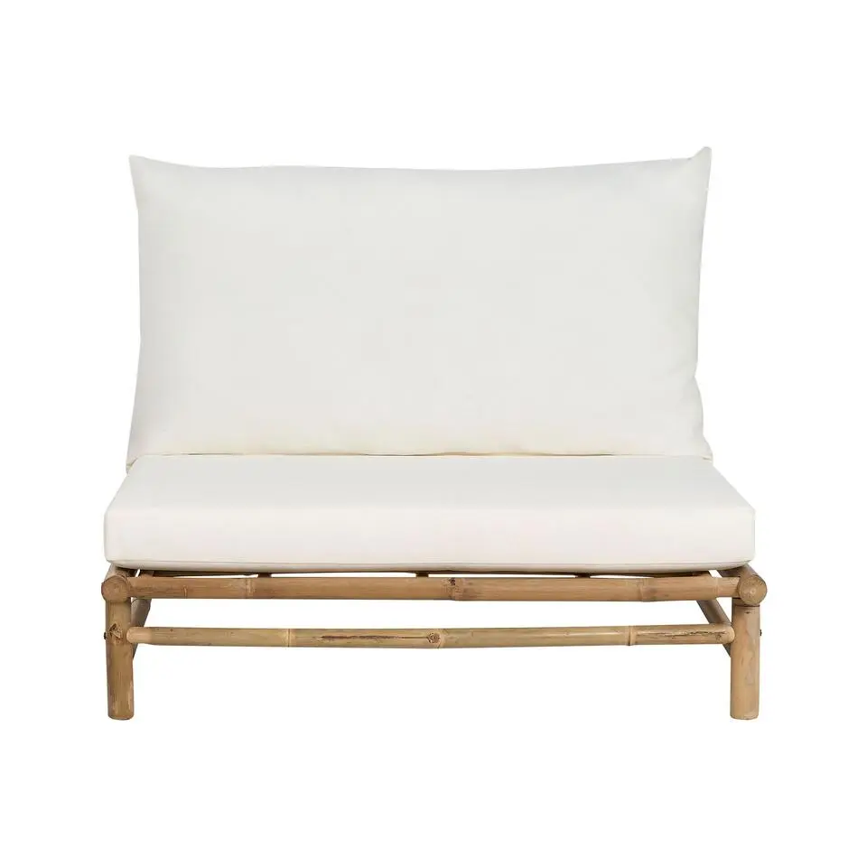 TODI - Fauteuil - Lichthout/Wit - Bamboe