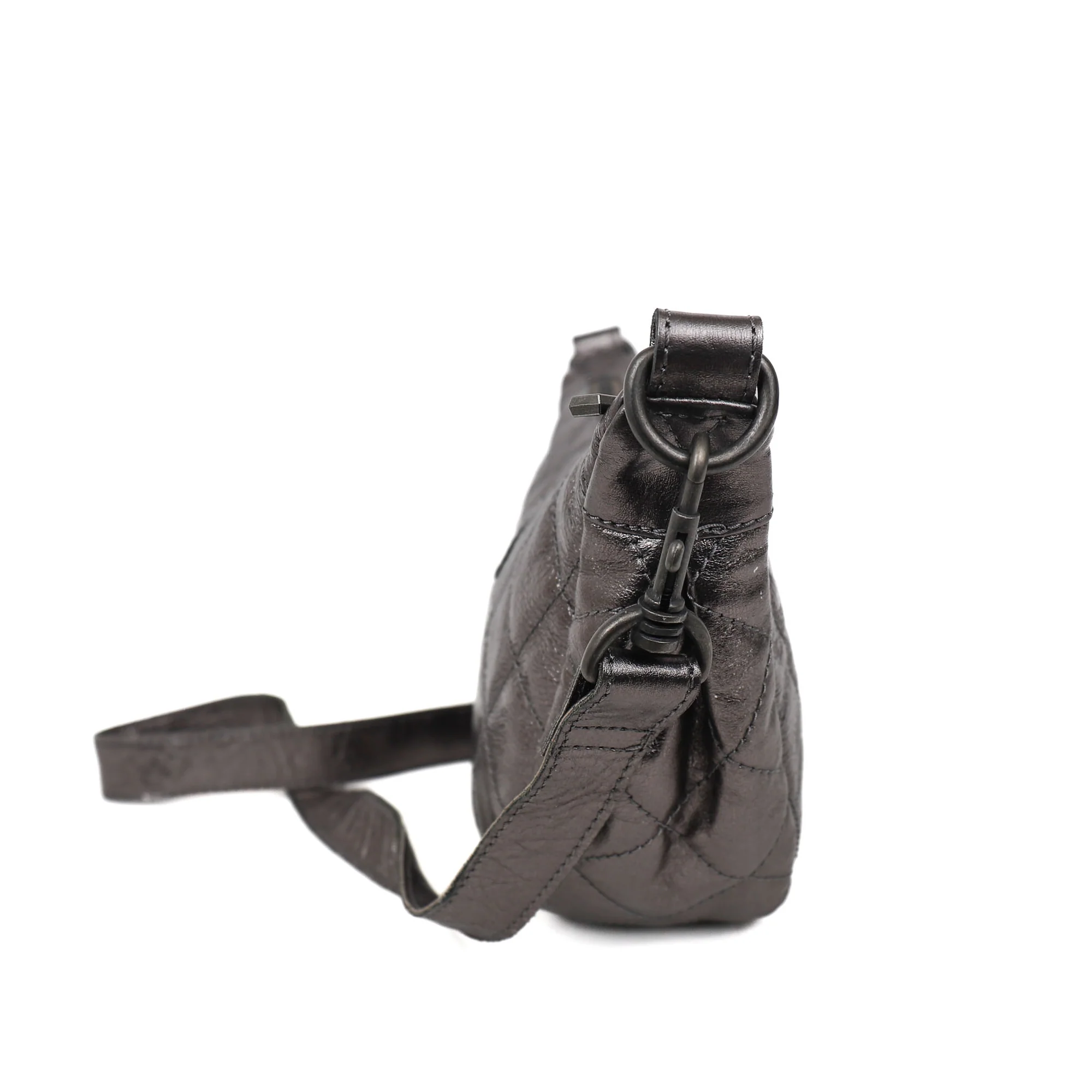 Bear Design Callisto Pelle Crossbody Tas Laura Gun Metal CP3066