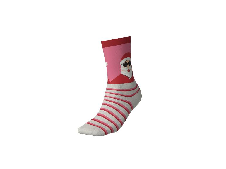 3 Paar dames kerstsokken