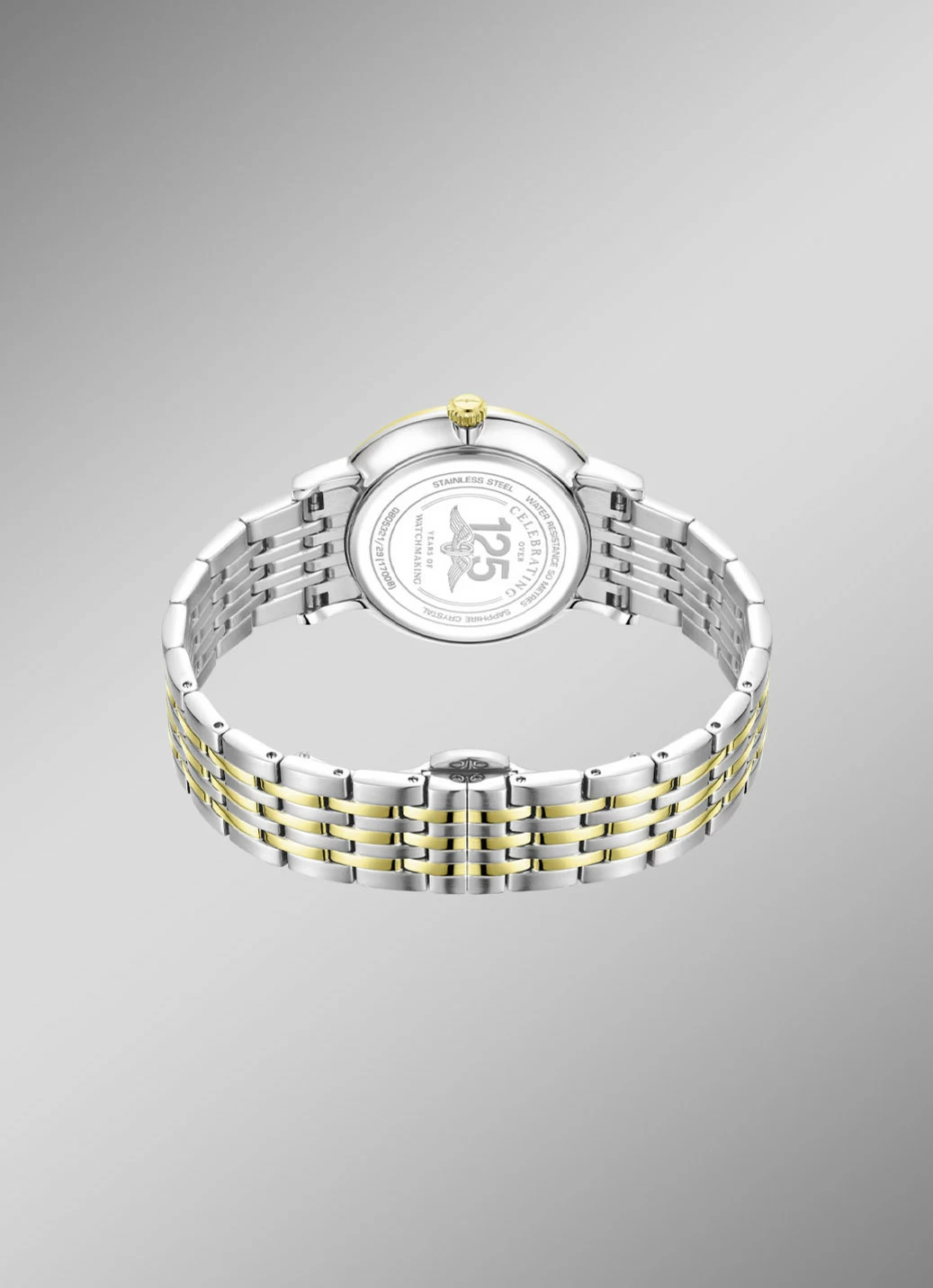 Rotary Quartz-Herrenuhr mit Edelstahlbandgehäuse