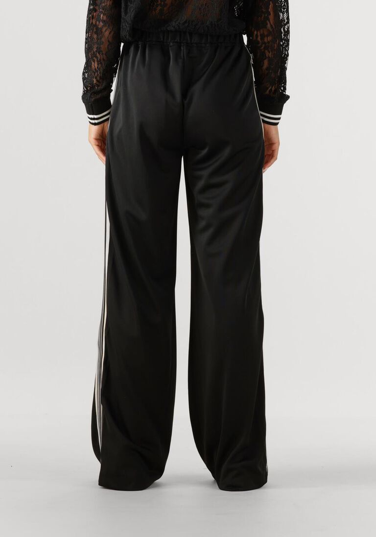 zwarte haute l'amitié wijde broek baggy days track tall pant
