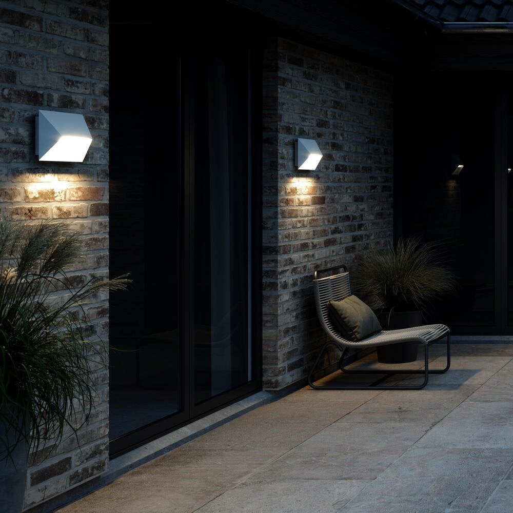 Pontio 27 wandlamp in wit GU10 IP54