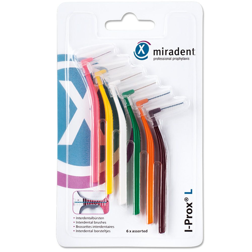 I-Prox® L – Interdentalbürsten 6er, sortiert