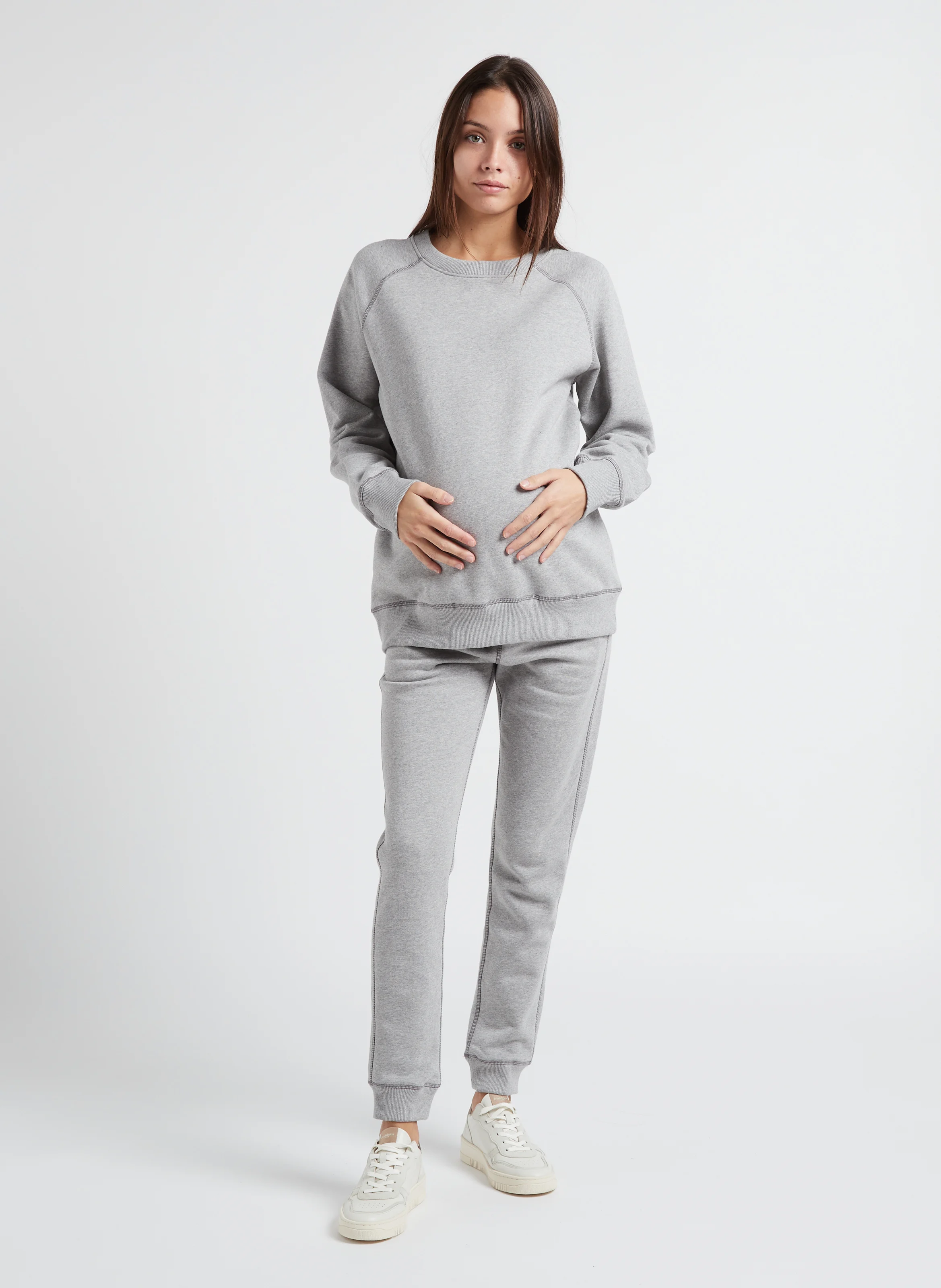 SAM - Jogging de grossesse en coton | Gris