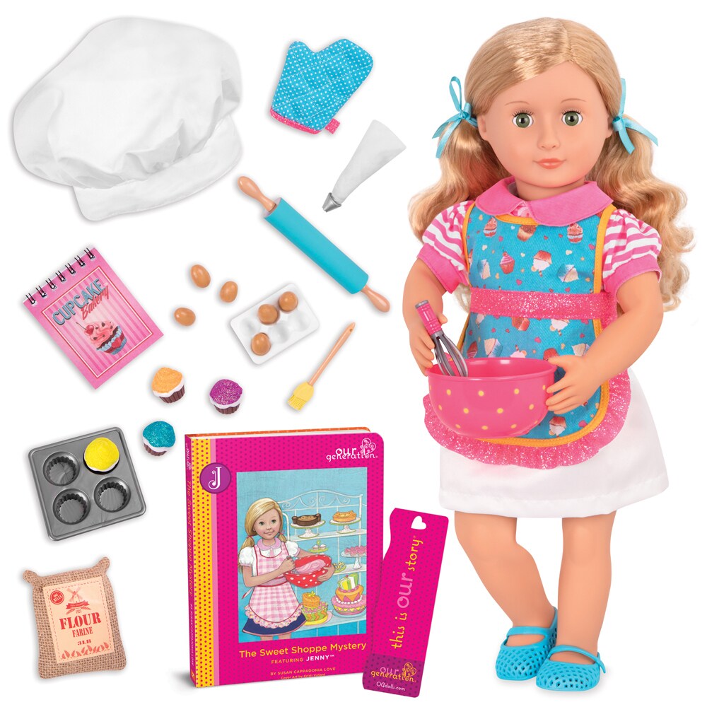 Our Generation Deluxe Puppe Jenny 46cm