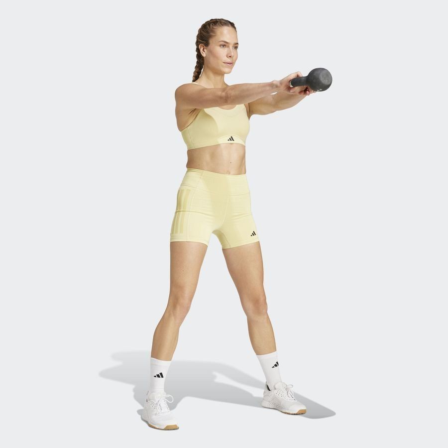 Adidas Legging coupe 1/4 3 bandes Optime