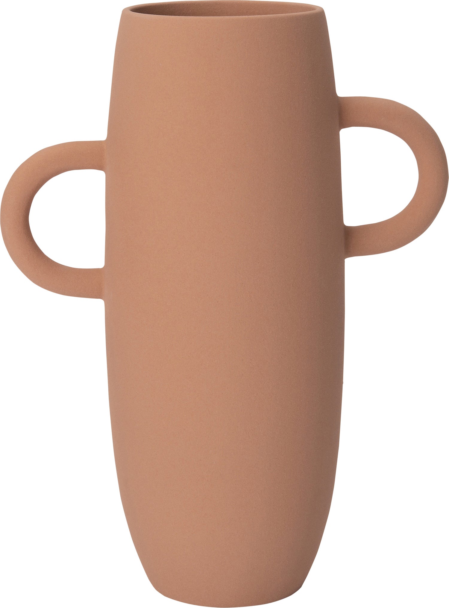 Intratuin vaas Gavie bruin 23,5 x 11 x 30 cm