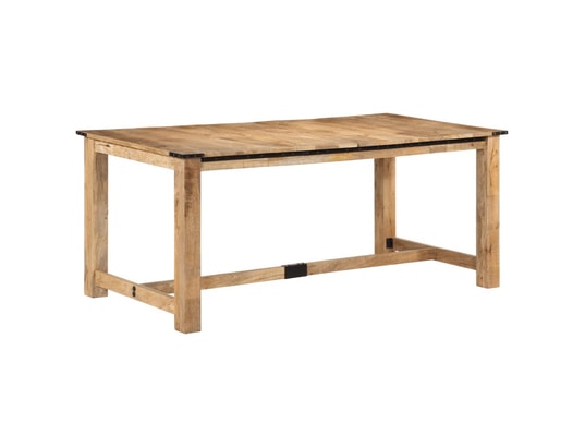 VIDAXL - Porte parapluie Table à dîner 180x90x75 cm bois de manguier massif