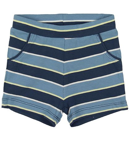 Minymo Shorts - Blå Stribet