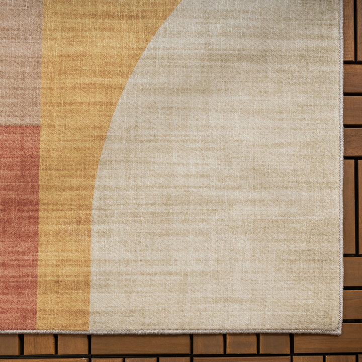 Abstract buitenkleed - Groovy Shapes Multicolor