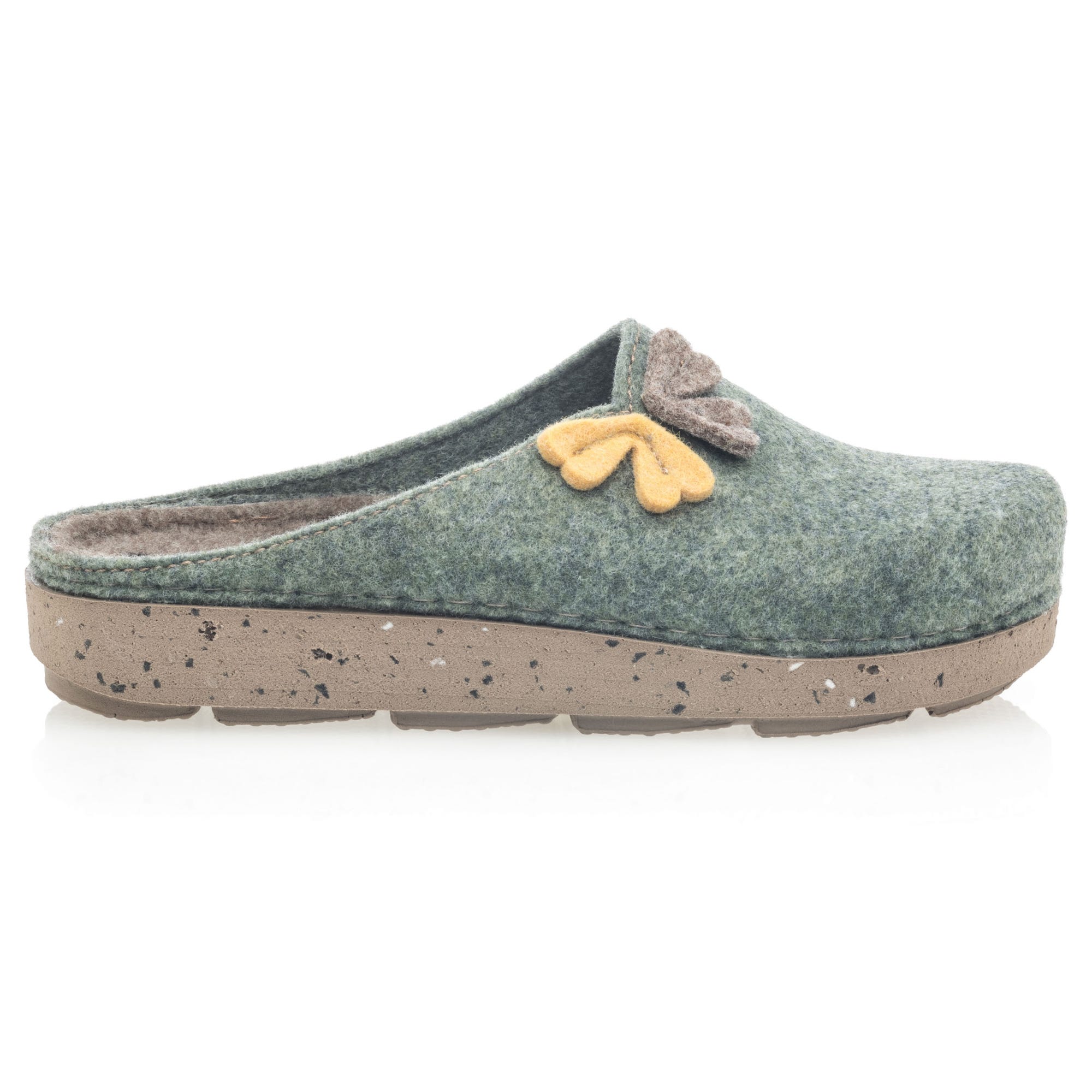 Pantoufles mules Femme vert