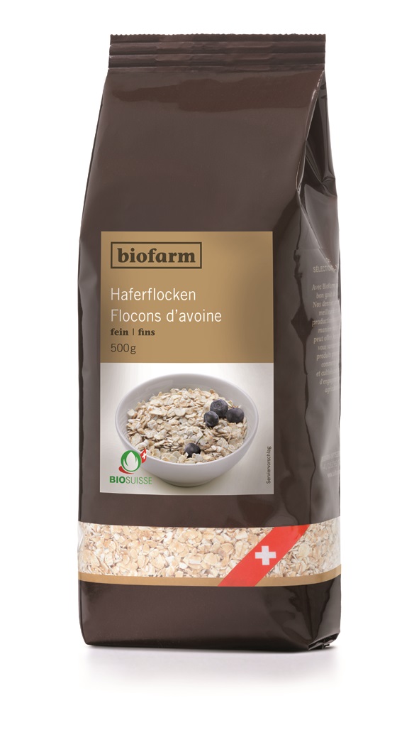 Biofarm Haferflocken fein Knospe Btl 500 g