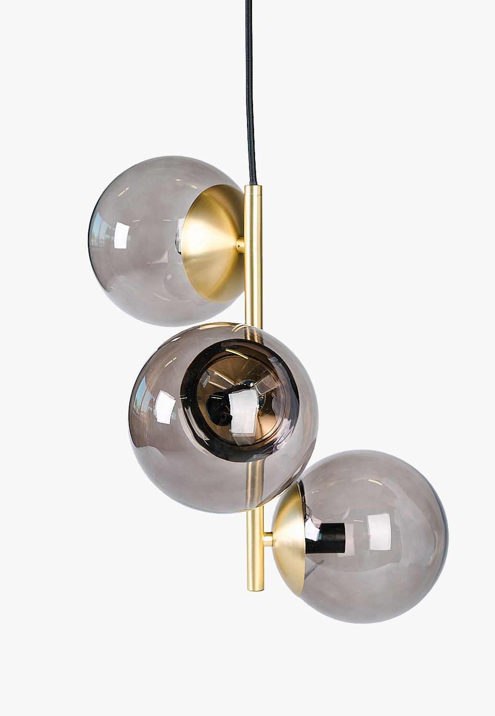 Taklampe svart - 34,5x32x32 cm