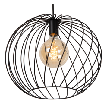 Lucide hanglamp Danza zwart Ø40 cm