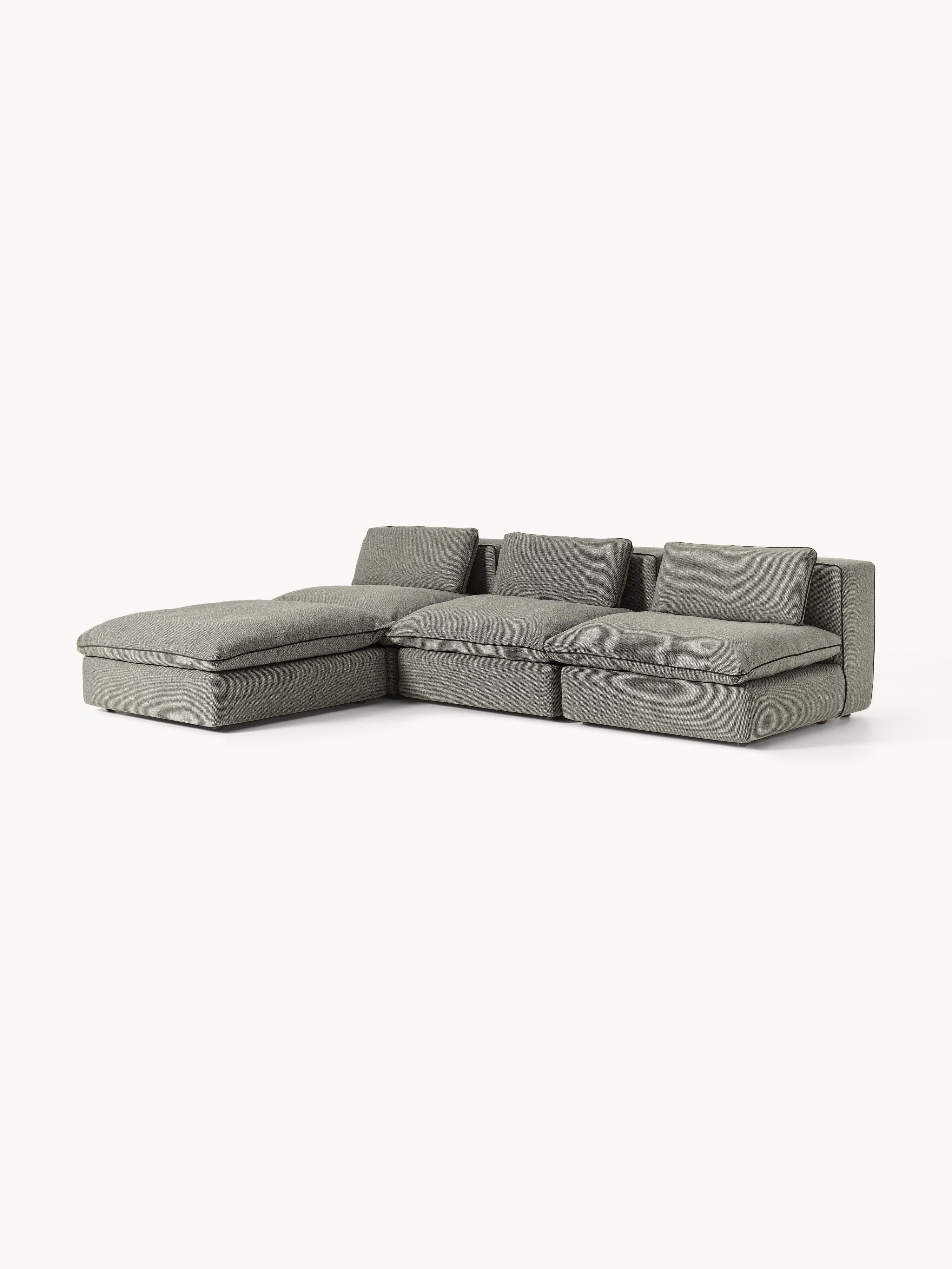 Modulaire bank Felix met poef (links/rechts)
