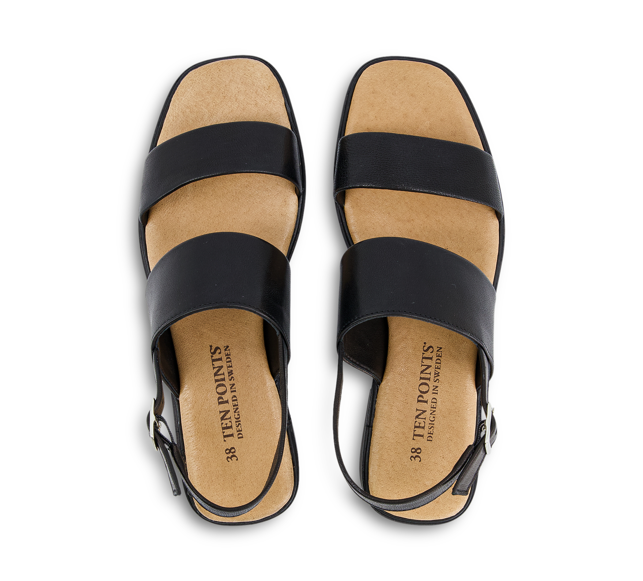 Ten Points Olivia - Riemchensandalen schwarz