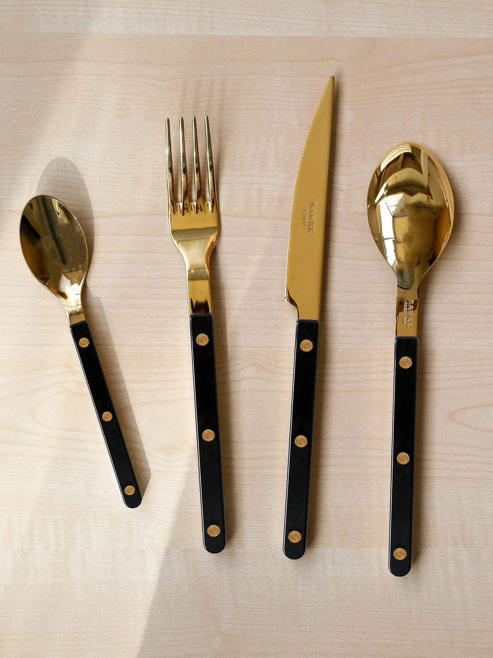 Bestekset Bistrot van edelstaal, in verschillende formaten