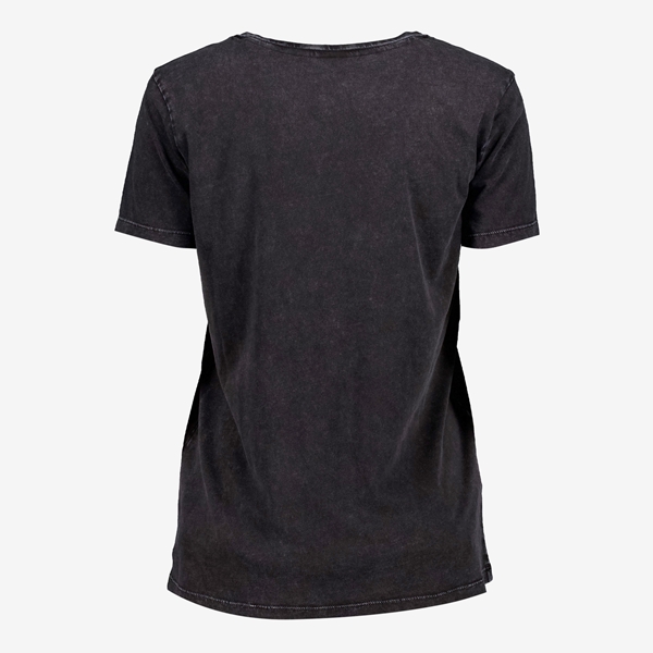 TwoDay dames T-shirt met opdruk zwart