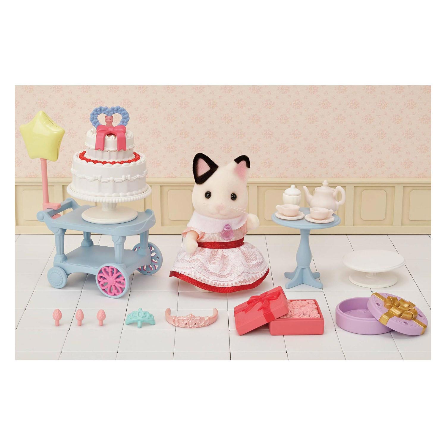 Sylvanian Families 5646 Feest Set - Kat Meisje in Smoking