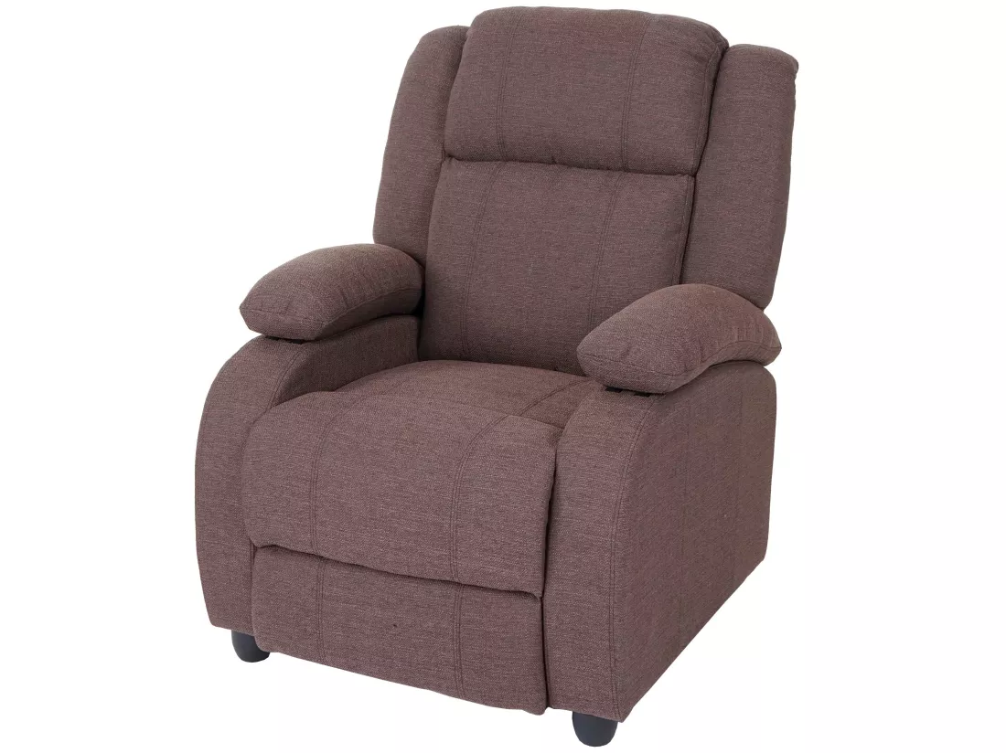 Fauteuil TV Glasgow, couleur d'acajou