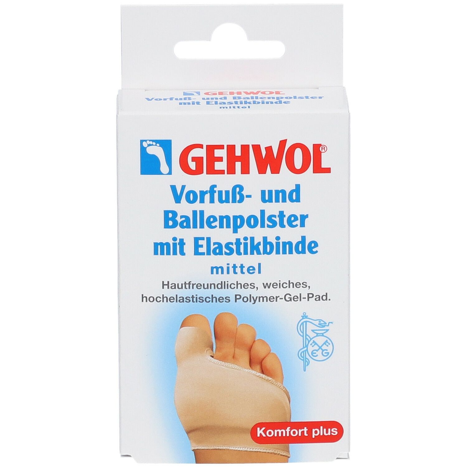 GEHWOL® Vorfuß- und Ballenpolster mit Elastikbinde