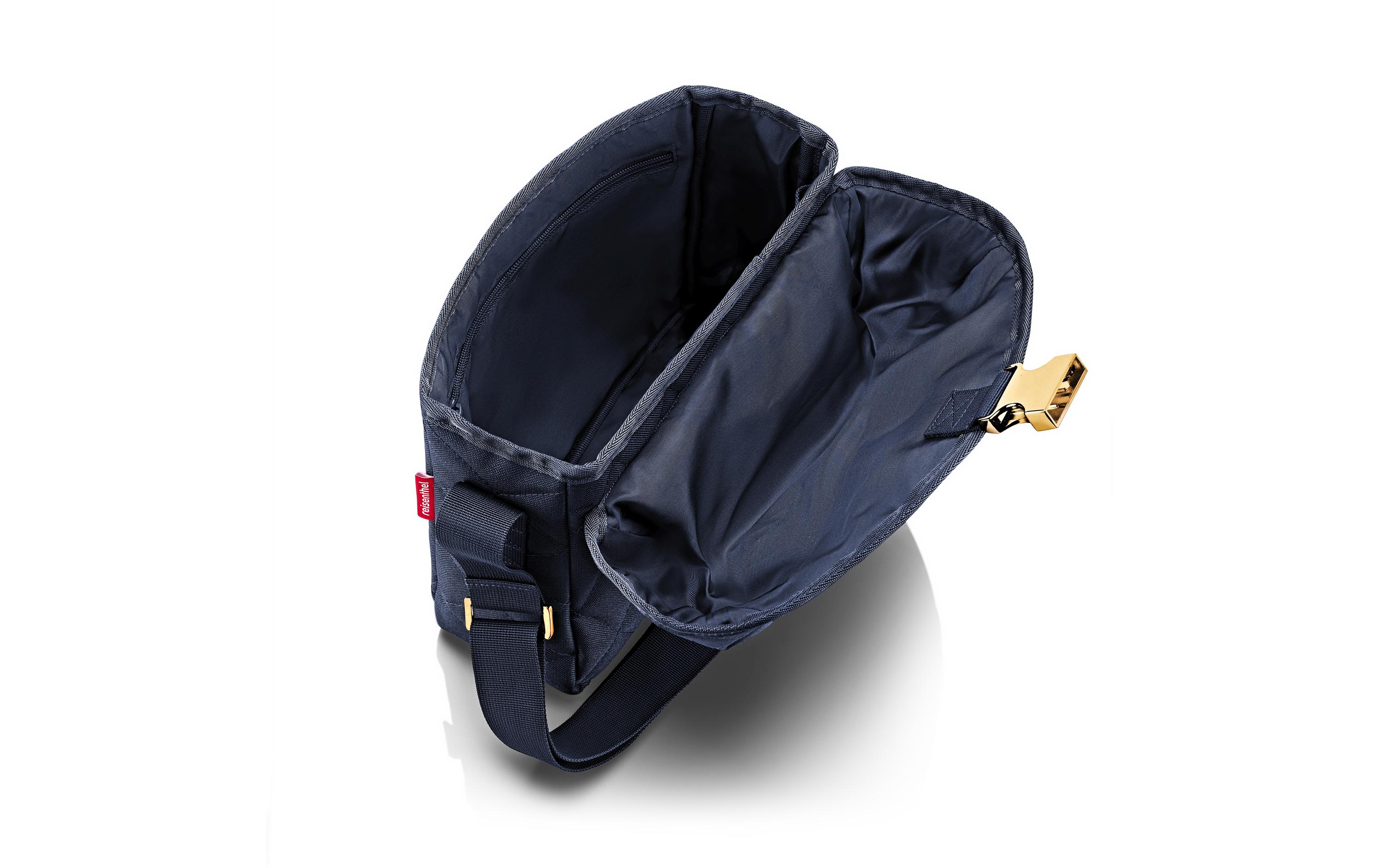 Umhängetasche Saddle Bag M Rhombus Midnight GoldUmhängetasche im Satteltaschen-Look