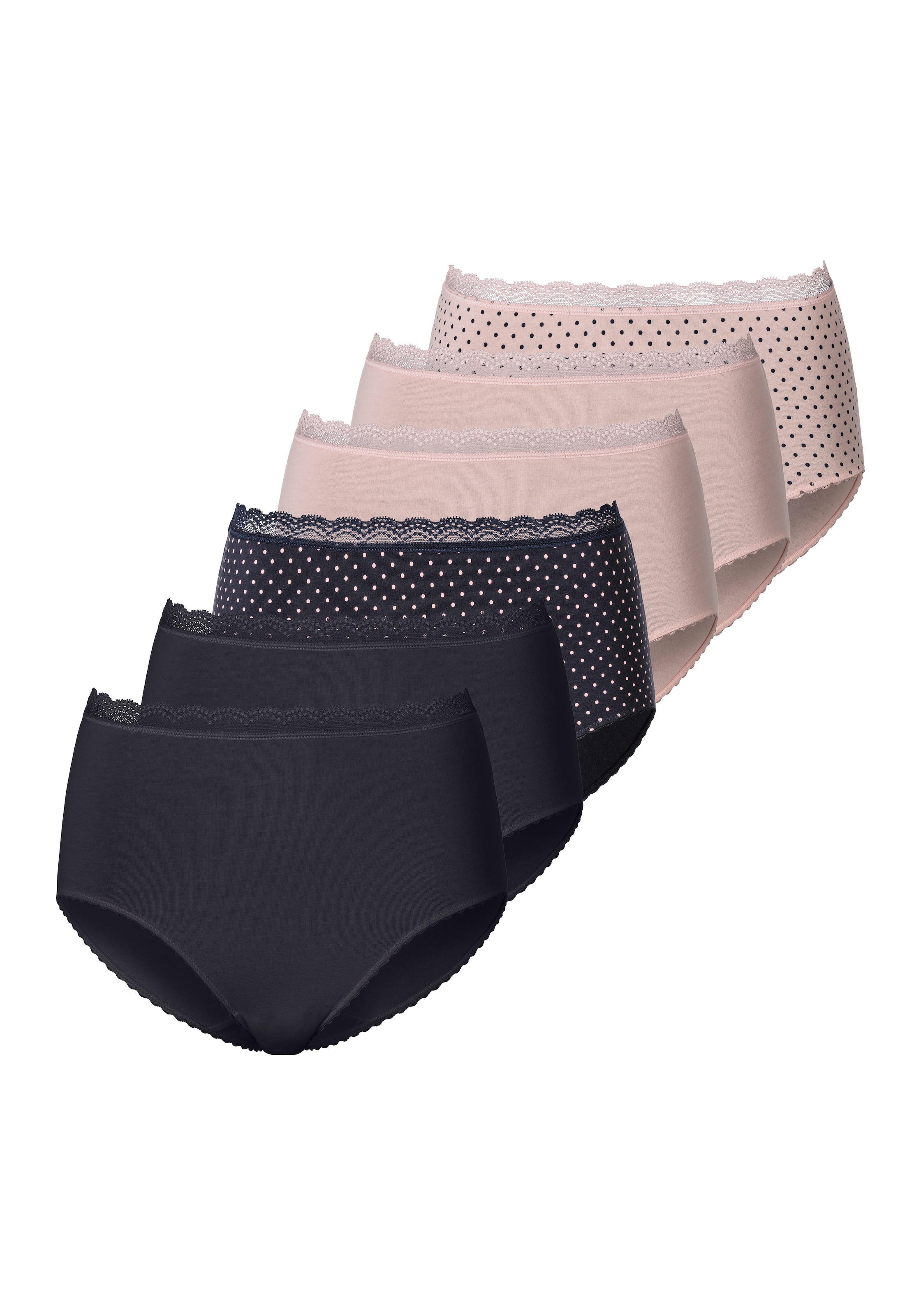 Vivance Taillenslip, 6 Stk. angenehm elastische Qualität