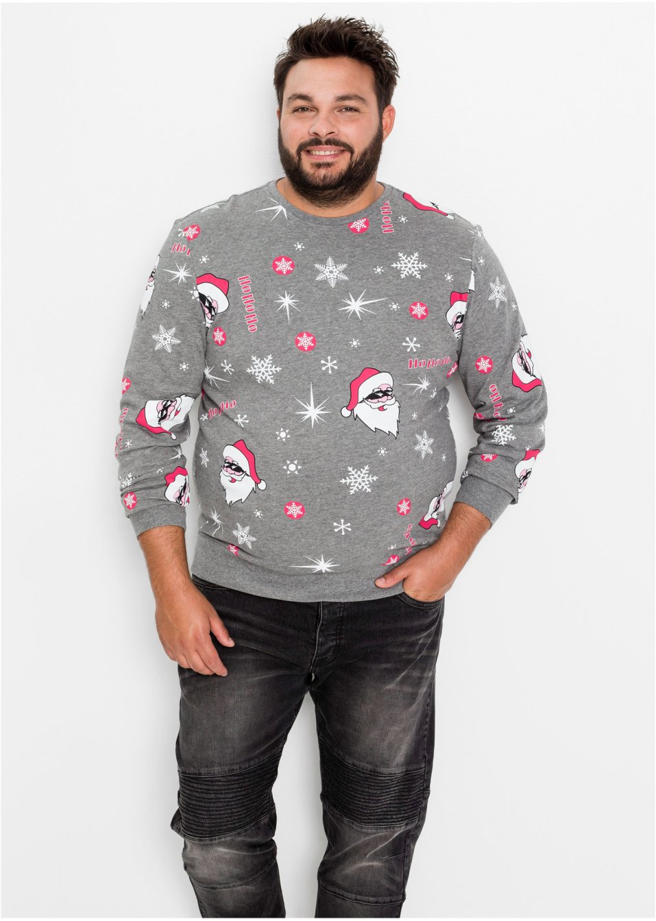 Sweat-shirt à motif de Noël