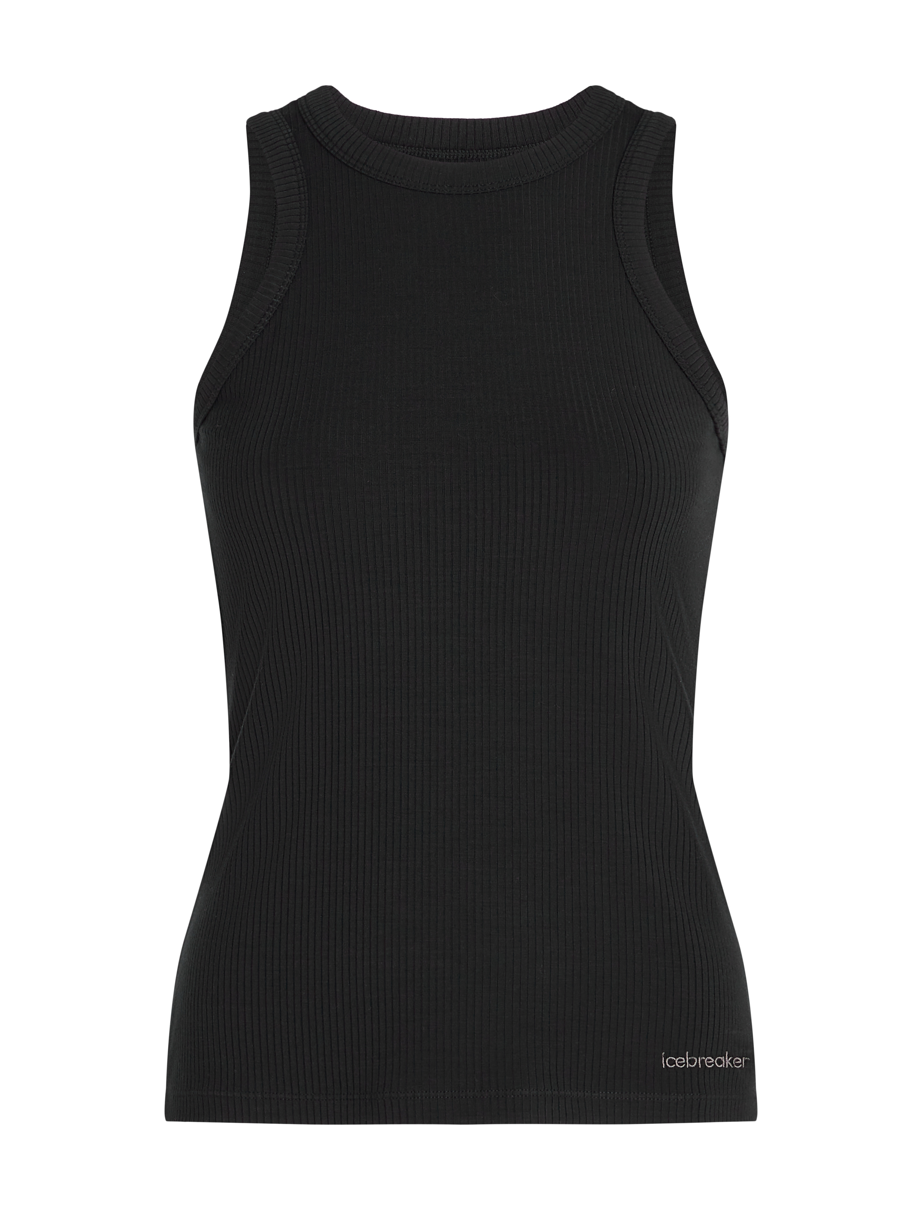 W Merino Blend Rib Lotus Tank